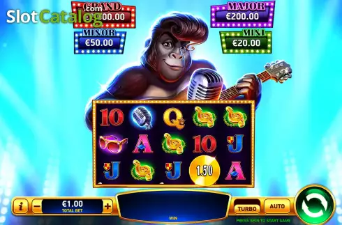 Скрин2. Rockin' Gorilla слот