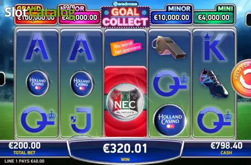 Скрин4. Eredivisie Goal Collect слот