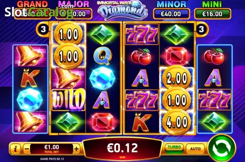 Скрин4. Immortal Ways Diamonds слот