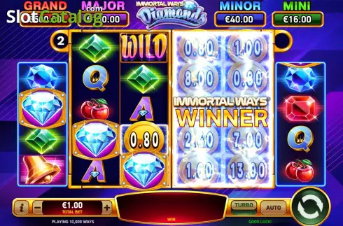 Скрин8. Immortal Ways Diamonds слот