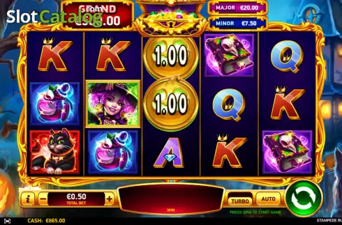 Скрин2. Stampede Rush Wicked слот