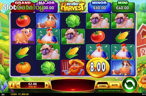 Скрин2. Go High Harvest слот