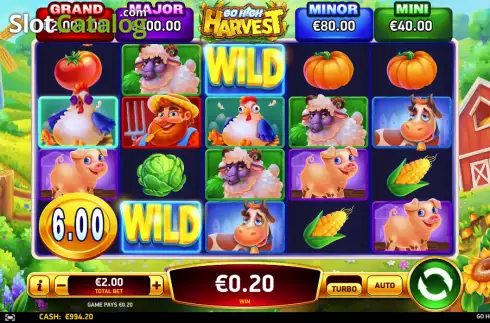 Скрин3. Go High Harvest слот