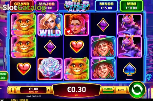 Скрин3. Mad Hit Wild Alice слот