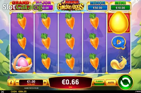 Скрин5. J Mania Golden Eggs слот