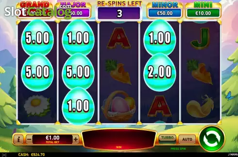 Скрин7. J Mania Golden Eggs слот