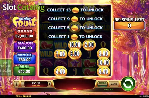 Скрин9. Go High Fruit слот