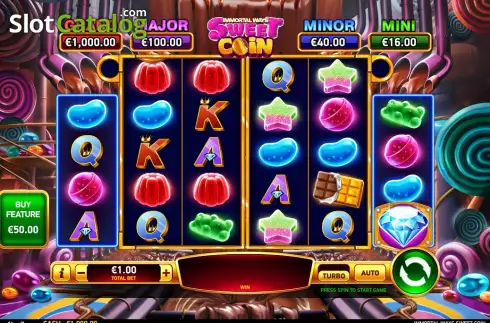 Скрин2. Immortal Ways Sweet Coin слот
