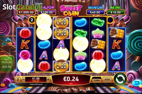 Скрин3. Immortal Ways Sweet Coin слот