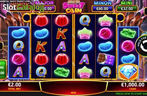 Скрин2. JuegaenLinea Immortal Ways Sweet Coin слот