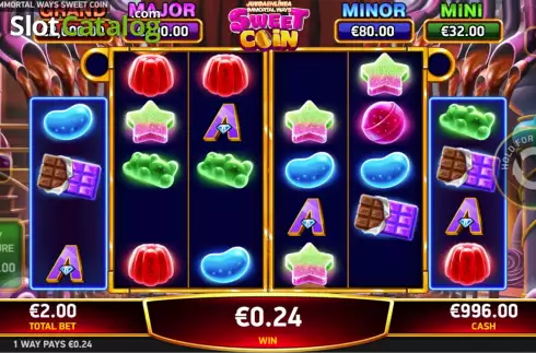 Скрин3. JuegaenLinea Immortal Ways Sweet Coin слот