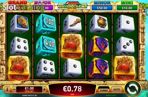 Скрин2. J Mania Mayan Cache Dice слот