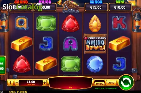 Скрин2. Pokerstars Mining Bonanza слот