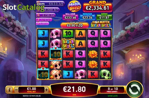 Скрин9. Giga Match Sugar Skull слот