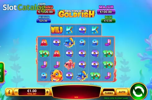 Скрин2. Ten Ton Ways Goldfish слот