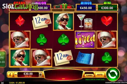 Скрин2. Diamond Explosion Christmas Tango слот