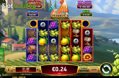 Скрин3. Immortal Ways Gallina Harvest слот