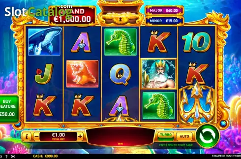 Скрин1. Stampede Rush Trident слот