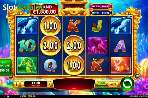Скрин2. Stampede Rush Trident слот