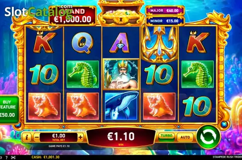 Скрин5. Stampede Rush Trident слот