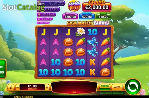 Скрин2. Giga Match Bunny слот