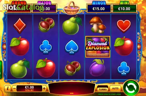 Скрин2. Diamond Explosion Polish Fruits Jesien слот