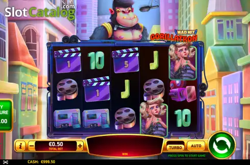 Скрин2. Mad Hit Gorillatron слот