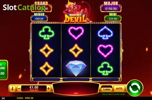 Скрин2. Mad Hit Devil слот