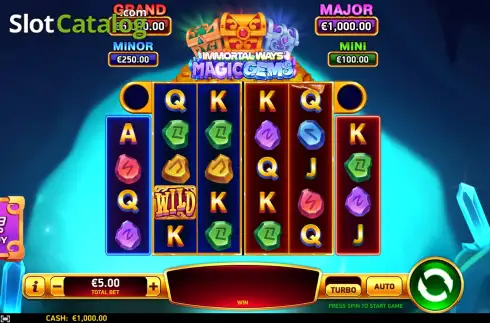Скрин2. Immortal Ways Magic Gems слот