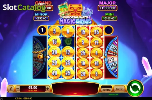 Скрин3. Immortal Ways Magic Gems слот