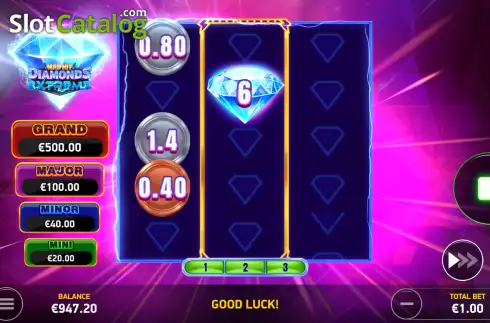 Скрин3. Mad Hit Diamonds Extreme слот