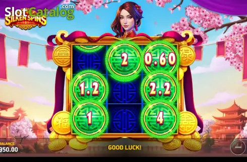 Скрин3. Silken Spins слот