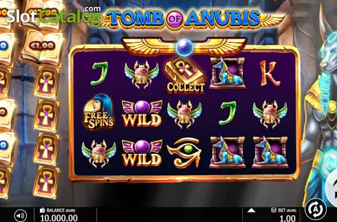 Скрин2. Tomb of Anubis слот