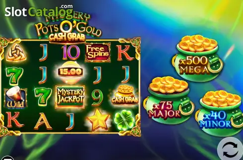 Скрин2. Mystery Pots 'O Gold слот