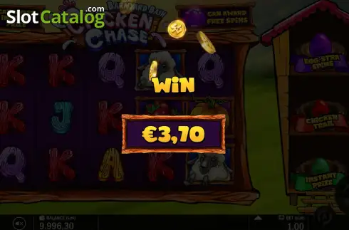 Скрин3. Barnyard Bash Chicken Chase слот