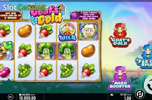 Скрин2. Goat's Gold слот