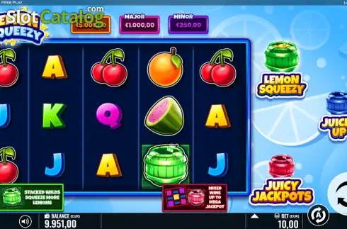 Скрин2. Lemon Squeezy слот