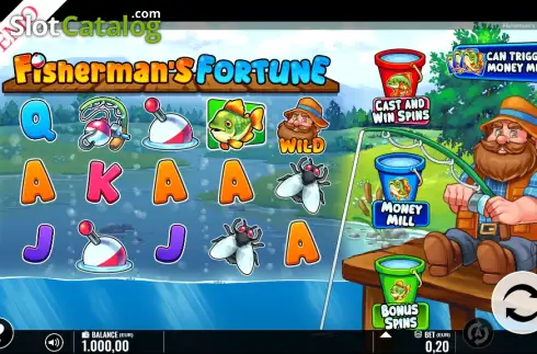 Скрин2. Fisherman's Fortune слот