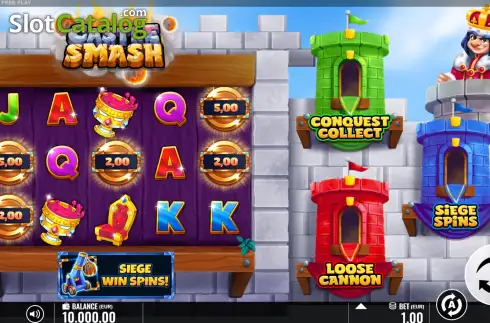 Скрин2. Castle Smash слот
