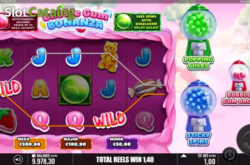 Скрин3. Bubble Gum Bonanza слот