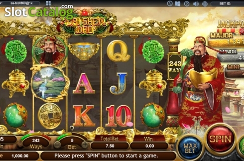 Скрин2. Cai Shen Dao (SimplePlay) слот