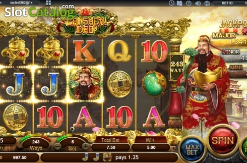 Скрин3. Cai Shen Dao (SimplePlay) слот