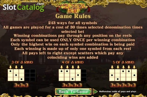 Скрин4. Cai Shen Dao (SimplePlay) слот