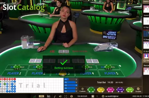 Скрин4. Pok Deng (SA Gaming) слот