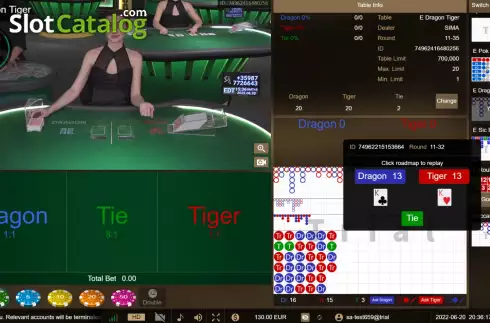 Скрин2. Dragon Tiger (SA Gaming) слот