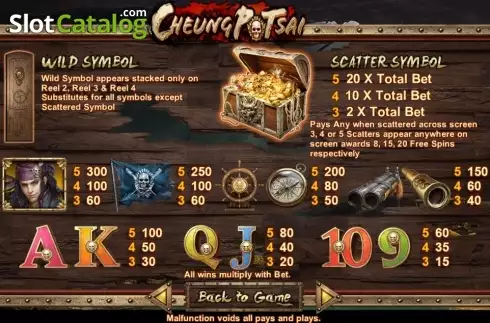 Скрин9. Cheung Po Tsai слот