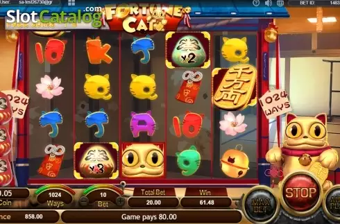 Скрин9. Fortune Cat (SimplePlay) слот