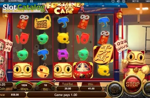 Скрин8. Fortune Cat (SimplePlay) слот