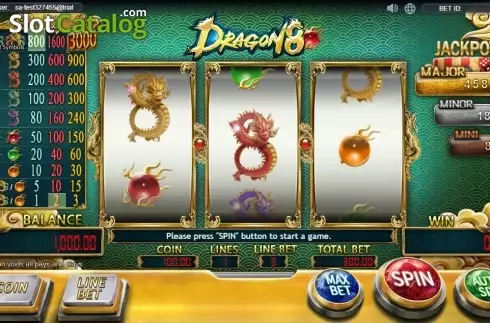 Скрин2. Dragon 8 (SimplePlay) слот