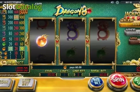 Скрин3. Dragon 8 (SimplePlay) слот